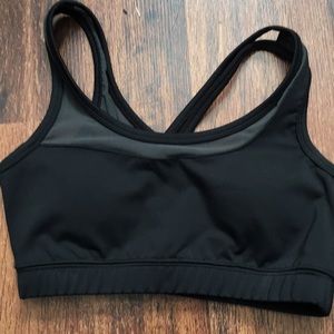 Oiselle Black Sports Bra